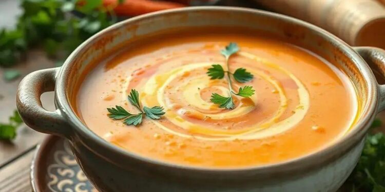 Como fazer sopa de cenoura e batata: receita cremosa que aquece o coração