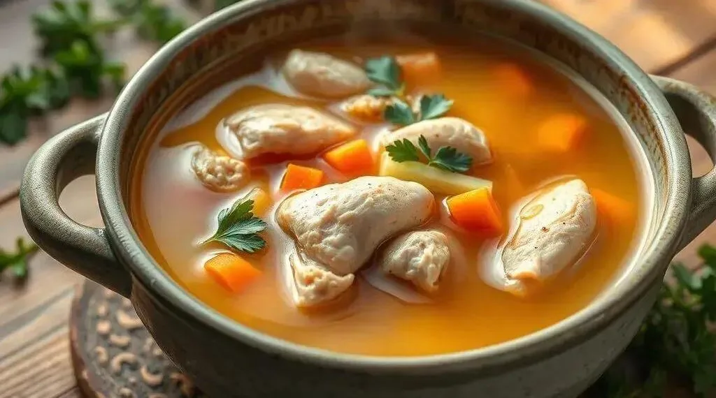 Como fazer sopa de frango simples: receita caseira que aquece o coração