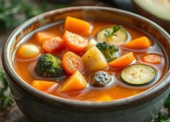 Como fazer sopa de legumes sem macarrão: receita leve e nutritiva