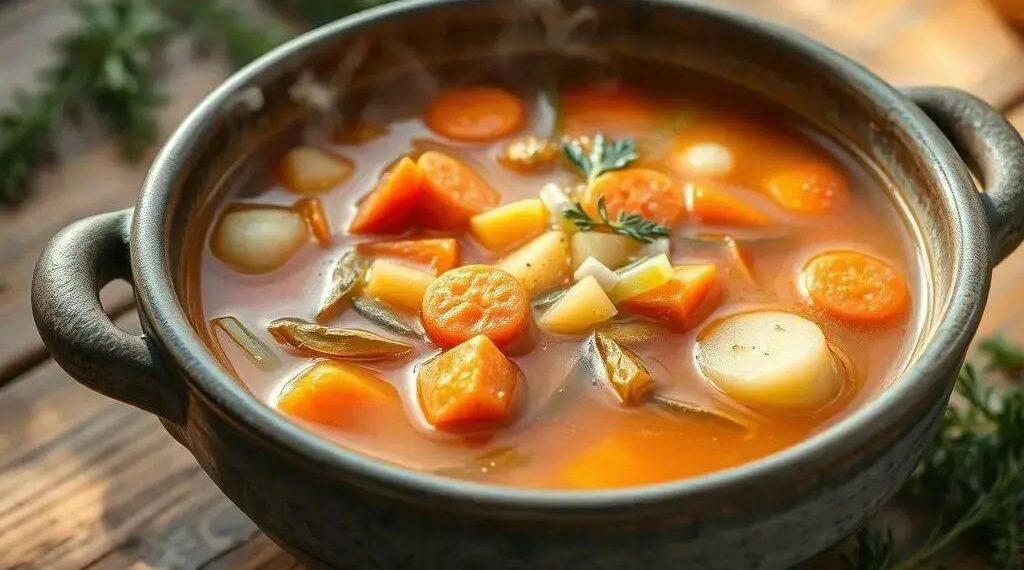 Como fazer sopa de legumes simples: receita caseira que aquece o coração