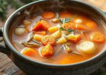 Como fazer sopa de legumes simples: receita caseira que aquece o coração