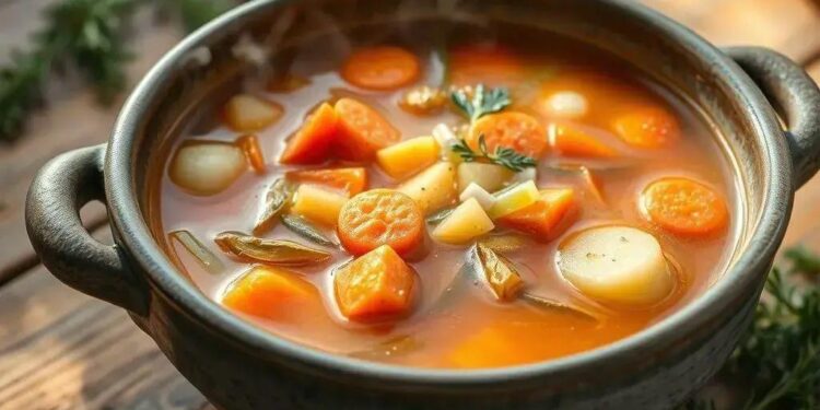 Como fazer sopa de legumes simples: receita caseira que aquece o coração