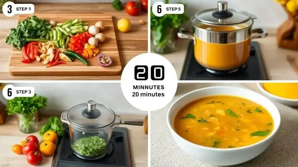 Como preparar em 20 minutos sem complicação Como preparar em 20 minutos sem complicação