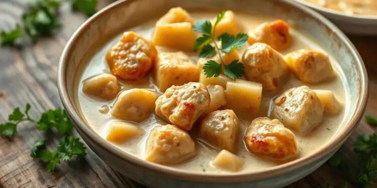 Creme de aipim com frango: receita cremosa que conquista a família toda