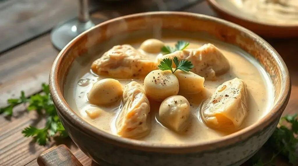 Creme de macaxeira com frango: a receita cremosa que vai conquistar sua família