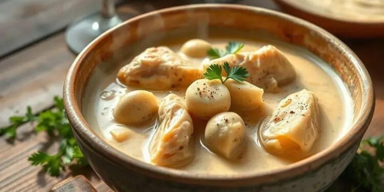 Creme de macaxeira com frango: a receita cremosa que vai conquistar sua família