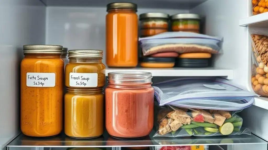 Dicas para conservação e reaproveitamento das sopas