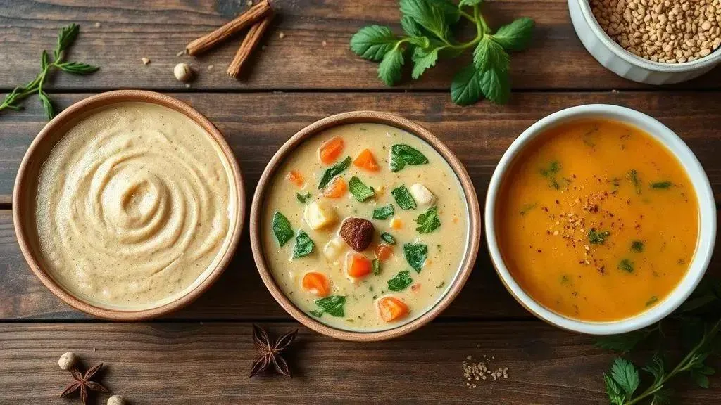 Dicas para variar sabores e texturas Dicas para variar sabores e texturas