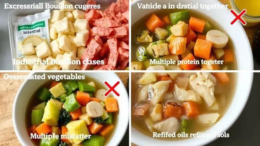 Erros que impedem sua sopa de funcionar na dieta