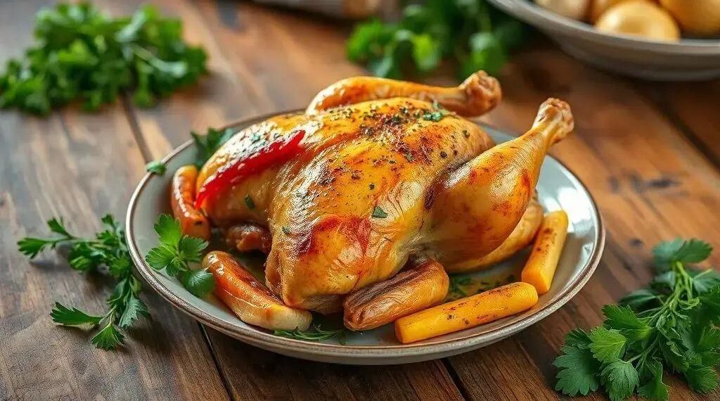 Galinha caipira cozida fotos: descubra receitas que conquistam pelo sabor