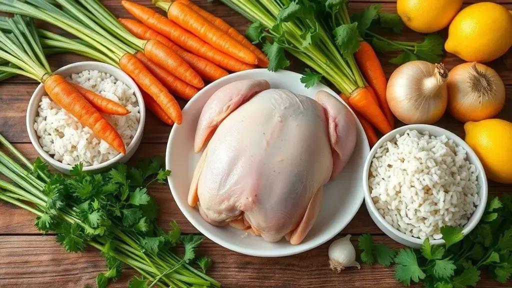Ingredientes essenciais para a canja perfeita