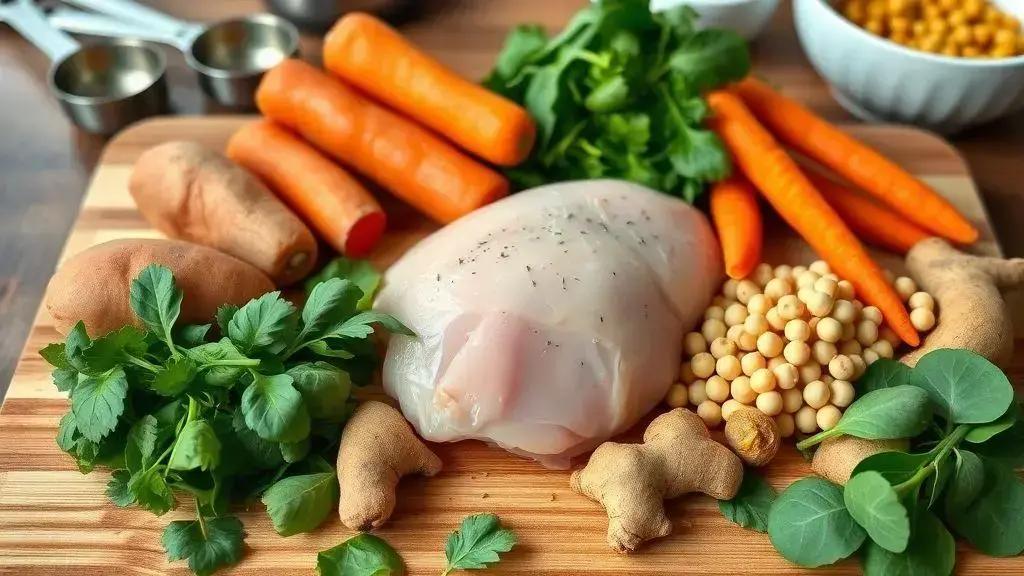 Ingredientes essenciais para uma sopa potente