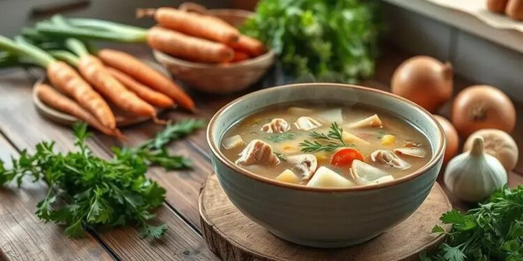 Ingredientes para sopa de frango: o segredo da receita que aquece o coração