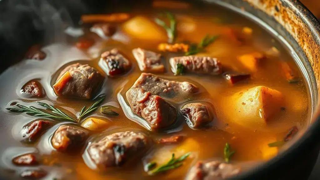 O segredo do caldo dourado e saboroso