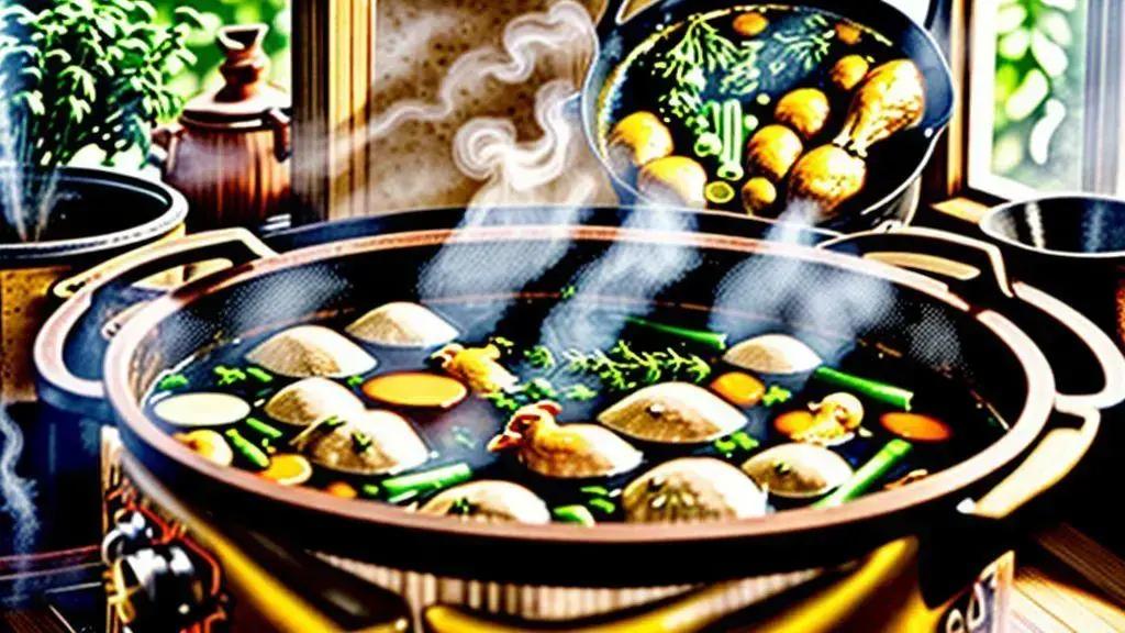O segredo do caldo dourado e saboroso