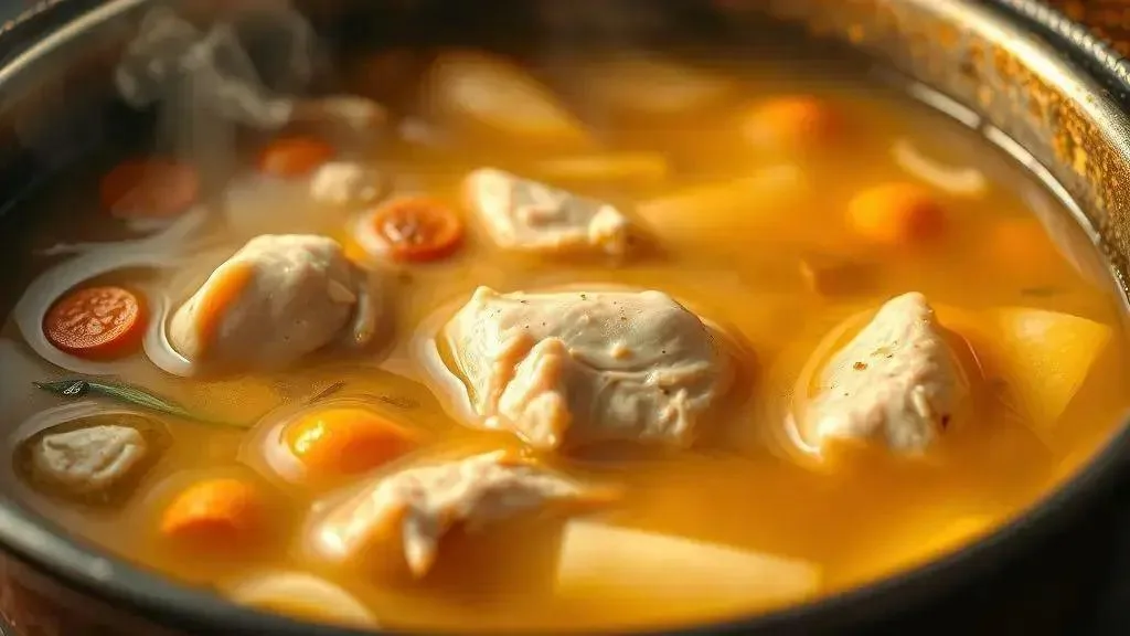 O segredo do caldo dourado e saboroso