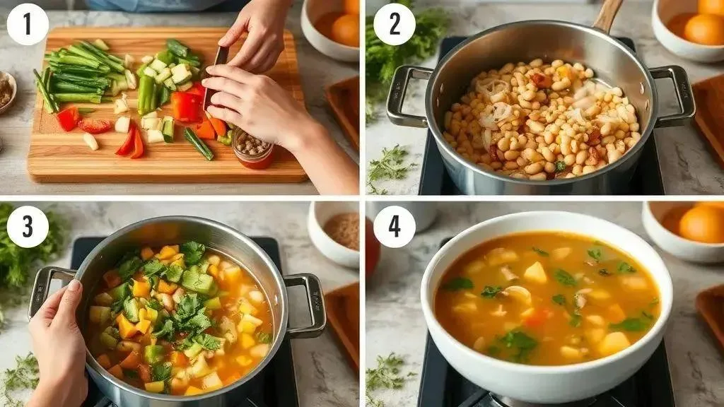 Passo a passo: como preparar a sopa perfeita Passo a passo: como preparar a sopa perfeita