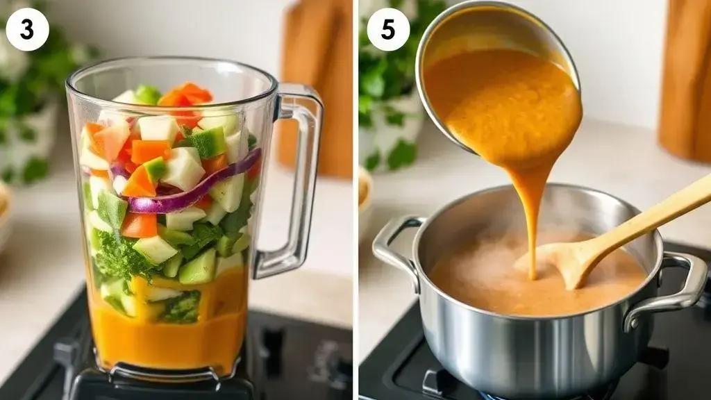 Passo a passo: do liquidificador à panela