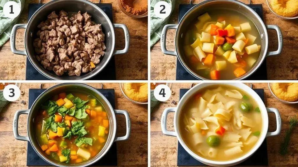 Passo a passo: do preparo da carne ao ponto do macarrão