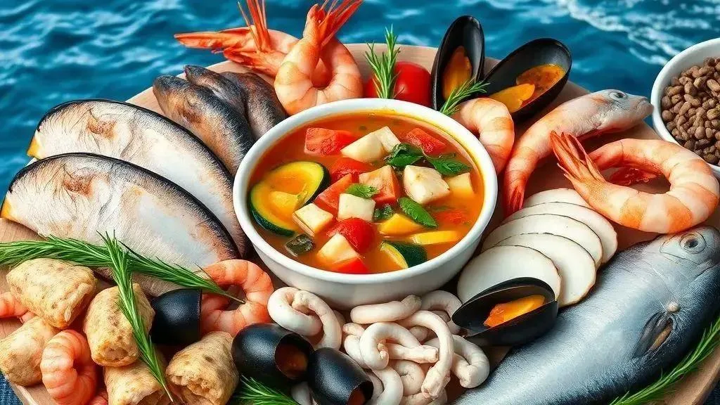 Peixes e frutos do mar para variar Peixes e frutos do mar para variar