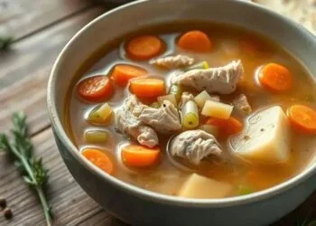 Quantas calorias tem sopa de legumes com frango: descubra valores e benefícios