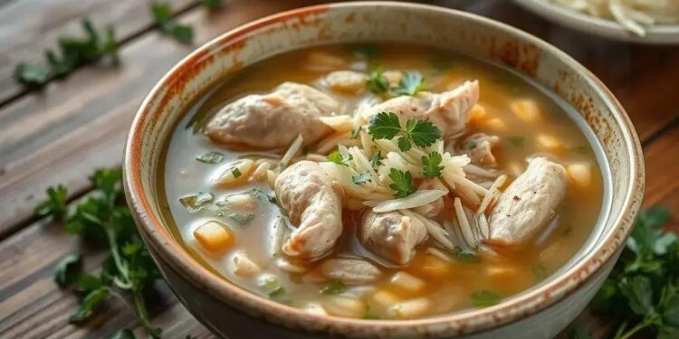 Receita canja de galinha com arroz: o conforto que cura corpo e alma