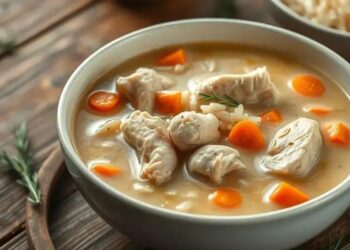 Receita canja de galinha cremosa: o segredo para um conforto que aquece a alma