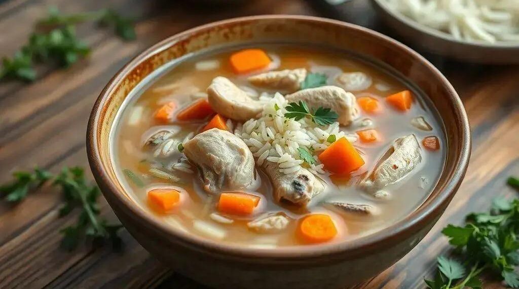 Receita canja de galinha simples: o conforto que cura e aquece a alma