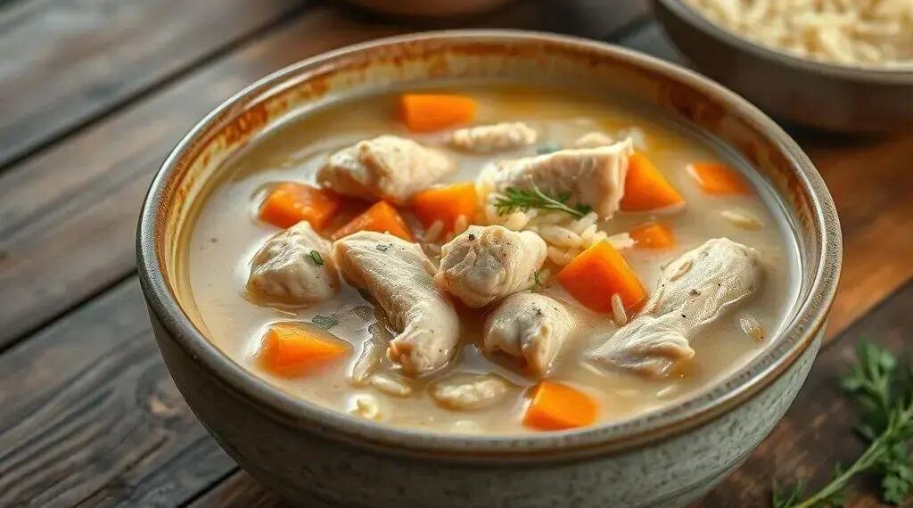 Receita de canja de galinha cremosa: o segredo para um conforto que aquece a alma