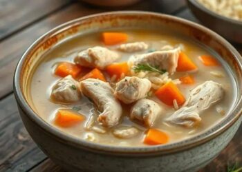 Receita de canja de galinha cremosa: o segredo para um conforto que aquece a alma