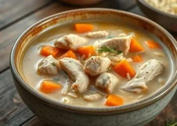 Receita de canja de galinha cremosa: o segredo para um conforto que aquece a alma