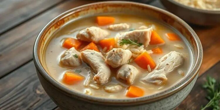 Receita de canja de galinha cremosa: o segredo para um conforto que aquece a alma