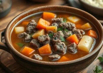 Receita de sopa de carne moida: o prato reconfortante que vai aquecer seu inverno