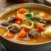 Receita de sopa de macarrao com carne: conforto que aquece o coração