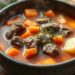 Receita de sopa simples com carne: prato reconfortante em 30 minutos