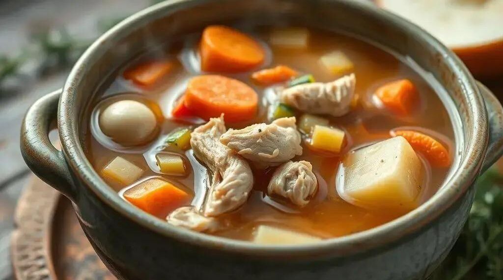Receita sopa de frango com legumes: o prato que aquece corpo e alma
