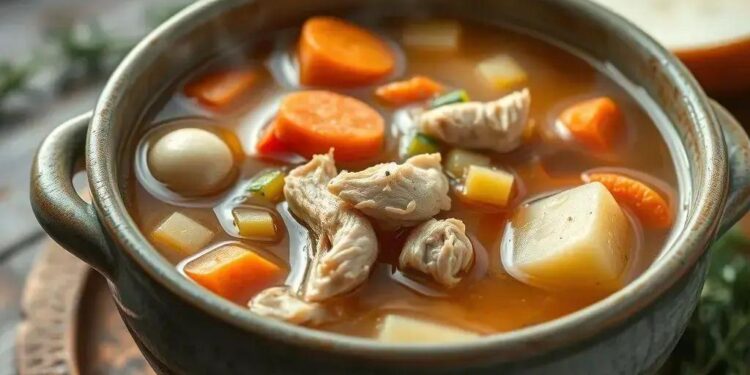 Receita sopa de frango com legumes: o prato que aquece corpo e alma