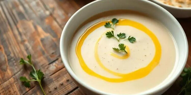 Sopa cremosa de mandioquinha: receita que aquece o coração em dias frios