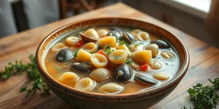 Sopa de conchinha: o segredo da receita que conquista toda a família