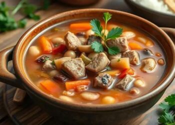 Sopa de feijão com legumes e carne: receita que aquece o corpo e a alma