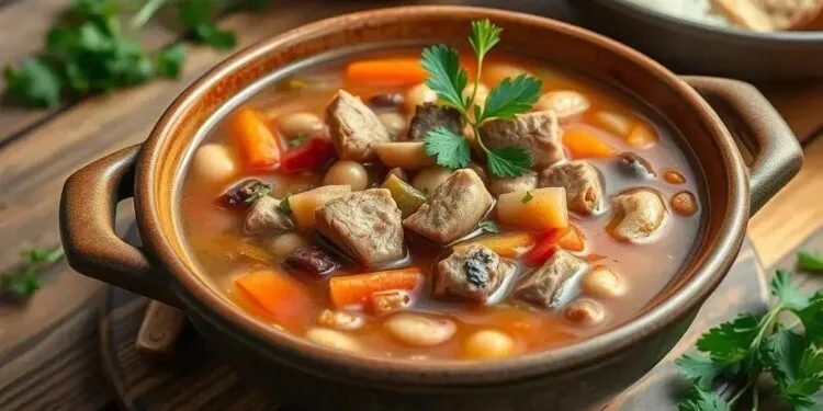 Sopa de feijão com legumes e carne: receita que aquece o corpo e a alma