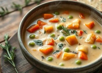 Sopa de inhame com legumes: receita que aquece o corpo e fortalece a imunidade