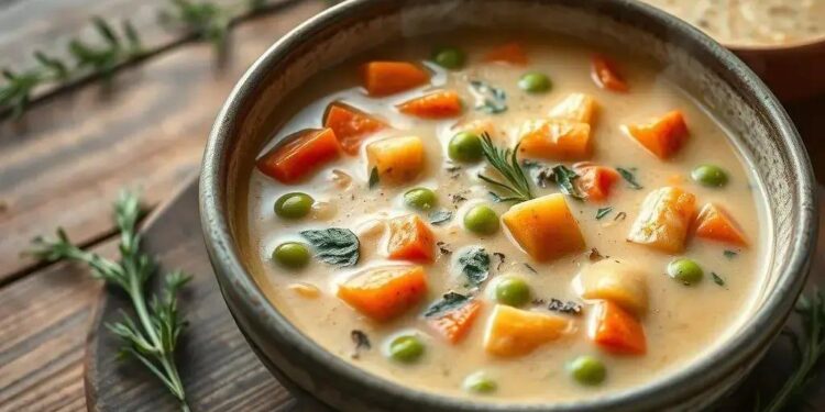 Sopa de inhame com legumes: receita que aquece o corpo e fortalece a imunidade