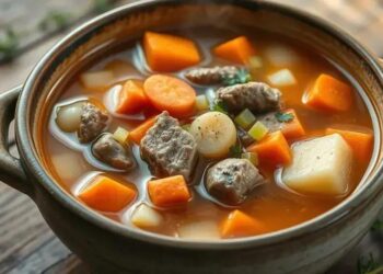 Sopa de legumes com carne calorias: descubra como essa refeição pode transformar sua dieta