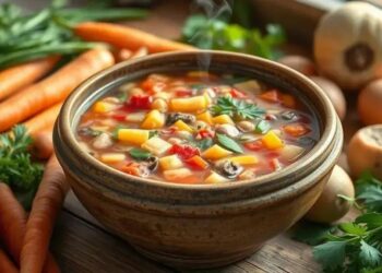 Sopa de legumes com feijão: receita nutritiva que aquece o corpo e a alma