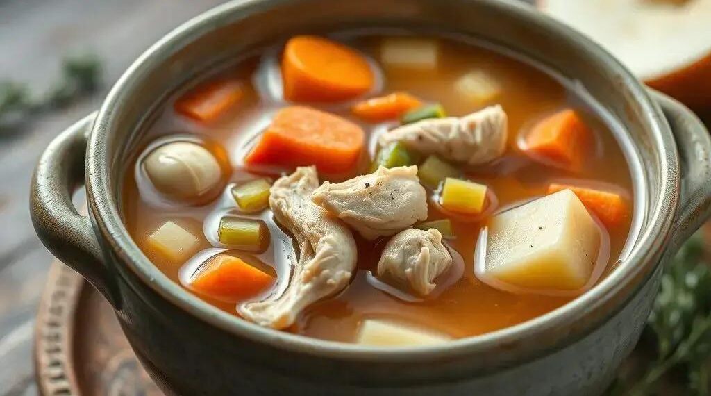 Sopa de legumes com frango calorias: descubra como essa receita pode ajudar sua dieta