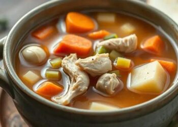 Sopa de legumes com frango calorias: descubra como essa receita pode ajudar sua dieta