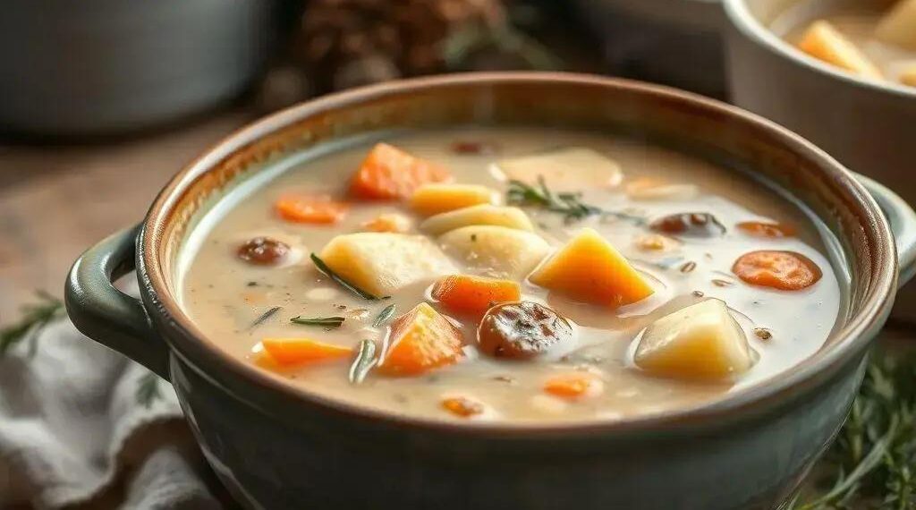 Sopa de legumes com mandioquinha: receita cremosa que aquece o coração
