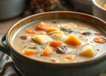 Sopa de legumes com mandioquinha: receita cremosa que aquece o coração