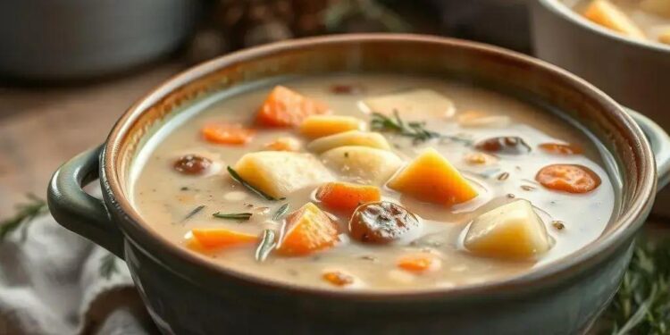 Sopa de legumes com mandioquinha: receita cremosa que aquece o coração